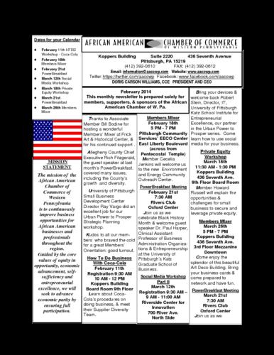 Chamber Newsletter