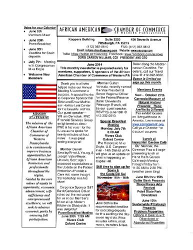 Chamber Newsletter