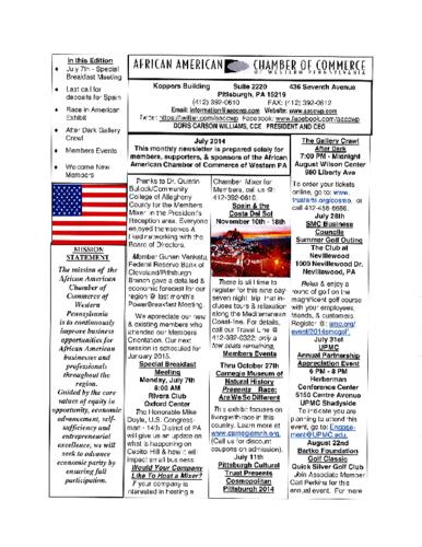 Chamber Newsletter