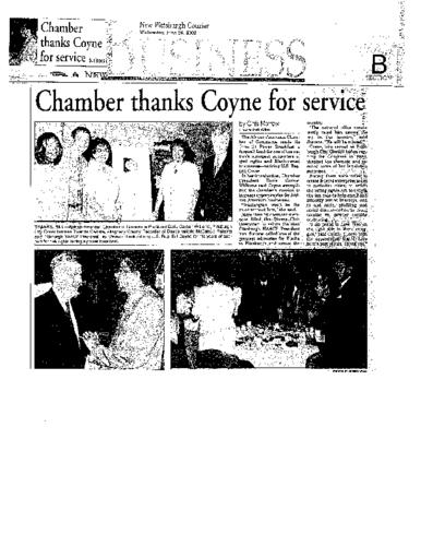 Chamber thanks Coyne for service - NPC