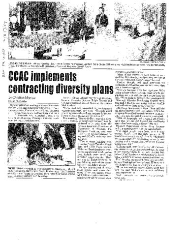 CCAC Implements Contracting Diversity Plans - NPC