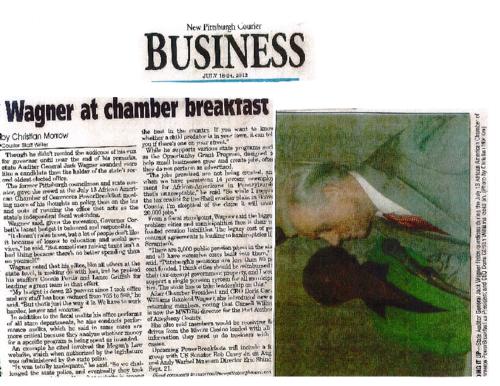 Wagner at Chamber Breakfast - NPC