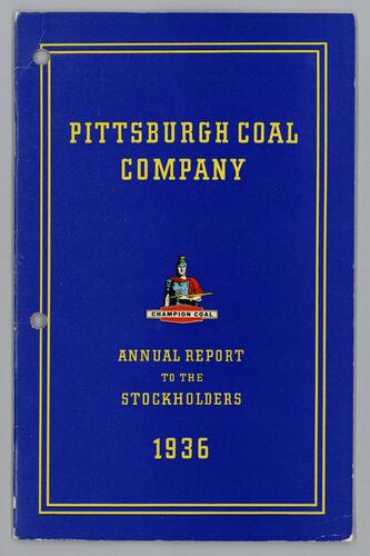 Pittsburgh Coal Company annual report to the stockholders