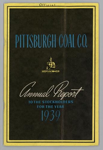 Pittsburgh Coal Company annual report to the stockholders