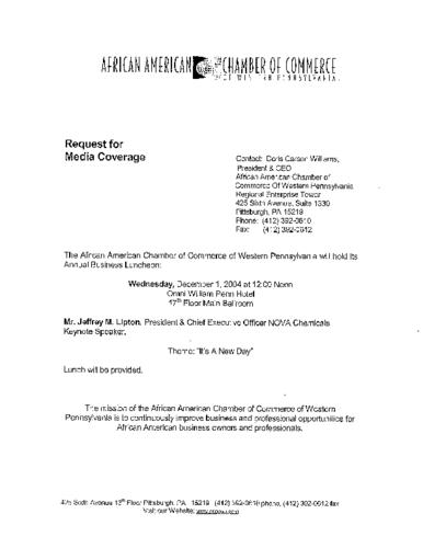 Annual Business Luncheon