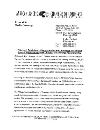 Pittsburgh School Superintendant