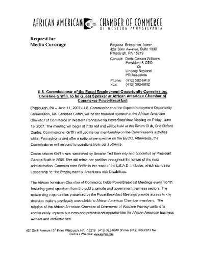 U.S. Commissioner of the EEOC