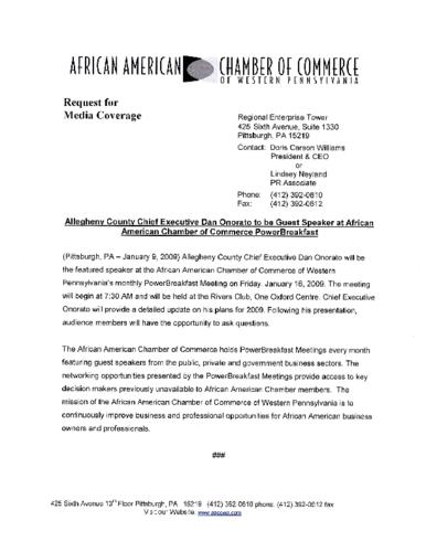 Allegheny County Chief Executive
