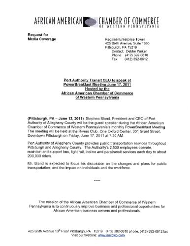 Port Authority Transit CEO