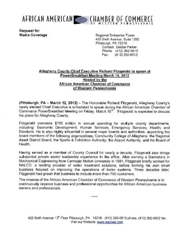 Allegheny County Chief Executive