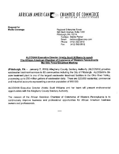 ALCOSAN Executive Director