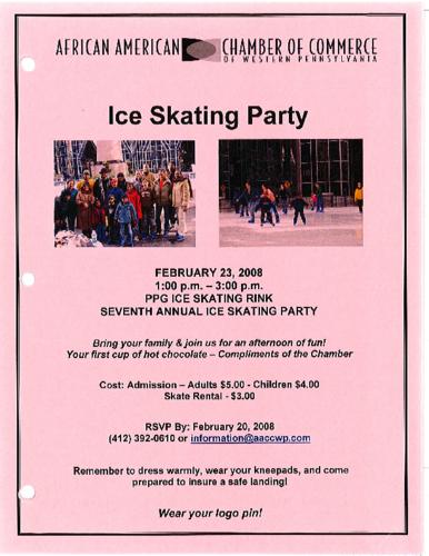 Ice Skating Party-Flyer
