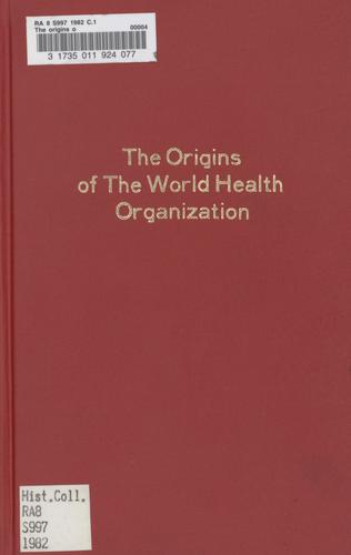 origins of the World Health Organization