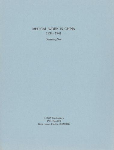 Medical work in China