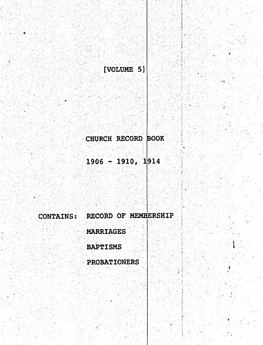 Record Book (Volume 5)
