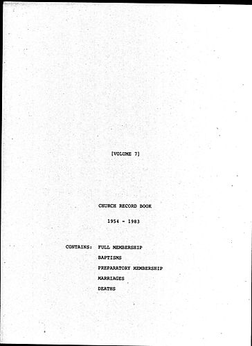 Record Book (Volume 7)