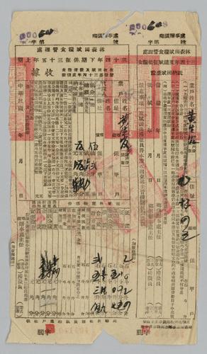 Owner: 黃生官 [HUANG Shengguan] -- Place: 福建省林森縣 [Fujian Sheng Linsen Xian] -- Government