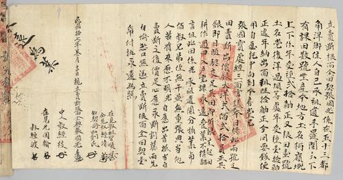 Seller: 張國光 [ZHANG Guoguang] -- Buyer: 張國寶 [ZHANG Guobao] -- Place: 福建省閩侯縣 [Fujian Sheng Minhou Xian] -- Government