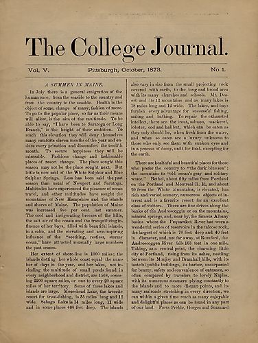 College journal