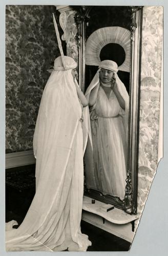 Mary Roberts Rinehart in Eastern attire