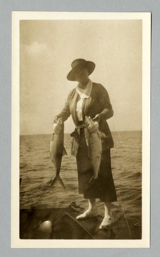 Mary Roberts Rinehart deep-sea fishing - photographs and negatives