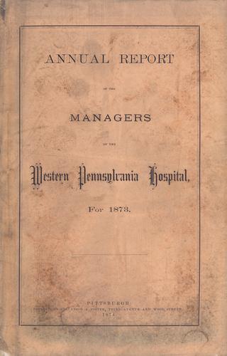 Annual Report of the Managers of the Western Pennsylvania Hospital