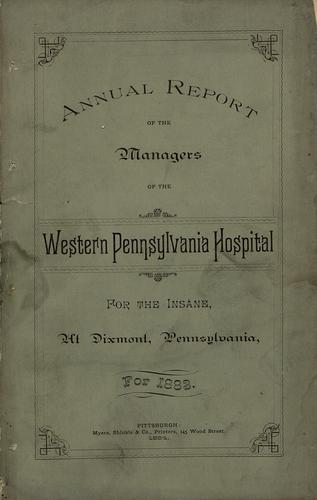 Annual Report of the Managers of the Western Pennsylvania Hospital