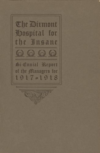 Annual Report of the Managers of the Dixmont Hospital for the Insane