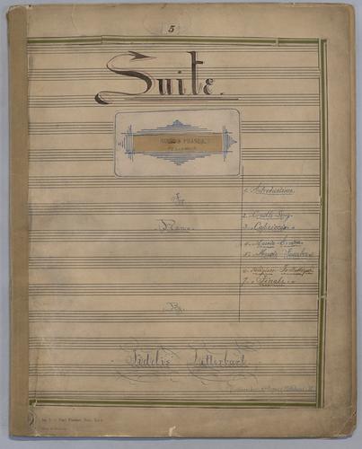 Suite No. 5 Music's phases by C. Tulloch for Solo Piano in E-flat Major,