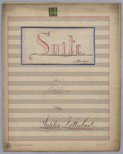 Suite No. 14 for Solo Piano in Eb Major
