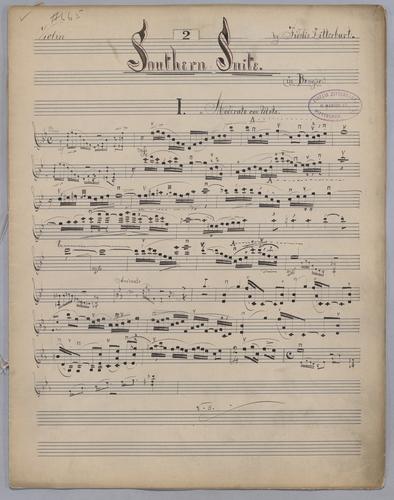 Suite No. 2 Southern Suite - Parts: Violin