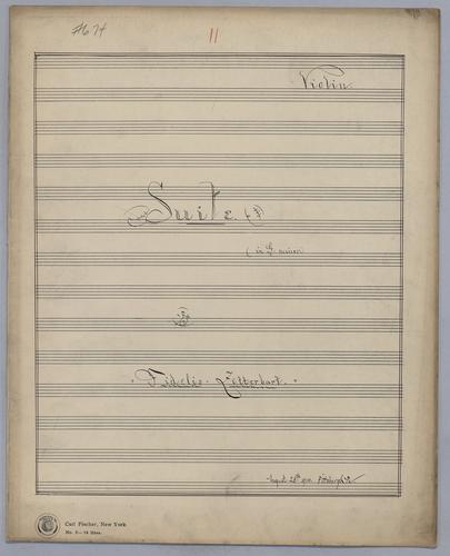 Suite No. 11 - Parts: Violin,