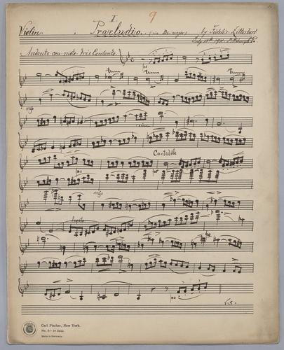 Suite for Violin and Piano in Bb Major - Parts: Violin,