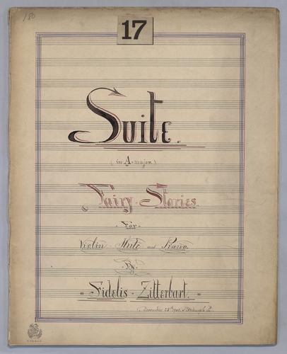 Suite No. 17 Fairy Stories - Score,