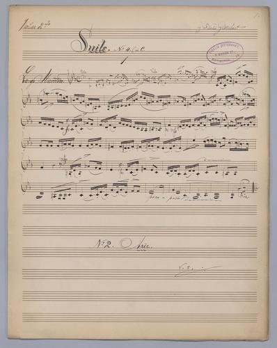Suite No. 4 - Parts: Violine 2