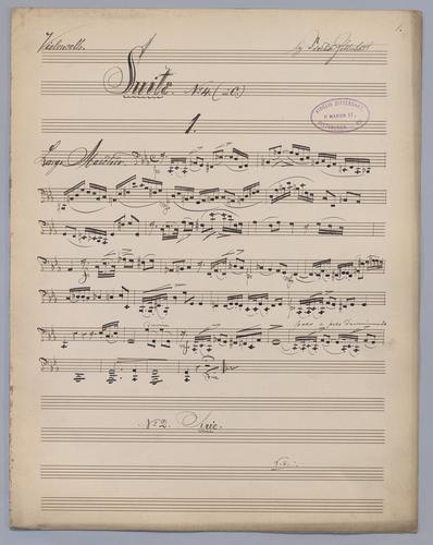 Suite No. 4 - Parts: Violoncello