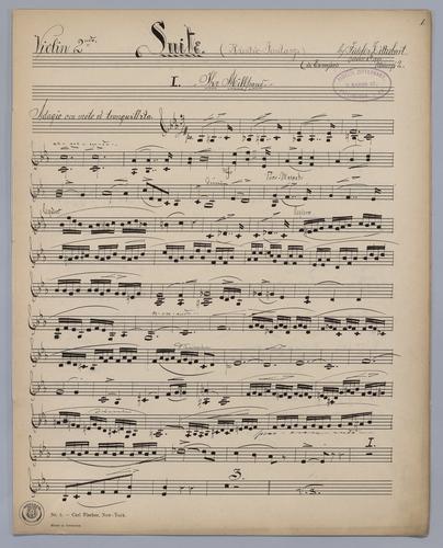 Suite [No.] 5 Rustic Fantasy - Parts: Violin 2,