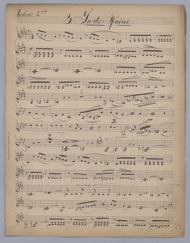 Romantische Suite : [No.] 7 - Parts: Violine 2,