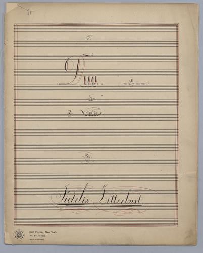 Duo : [no.] 5 - Parts: Violin 1,