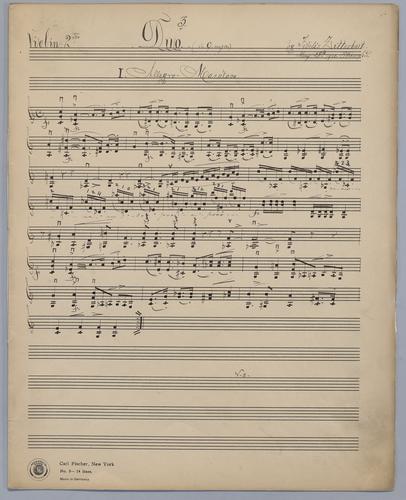 Duo : [no.] 3 - Parts: Violin 2,