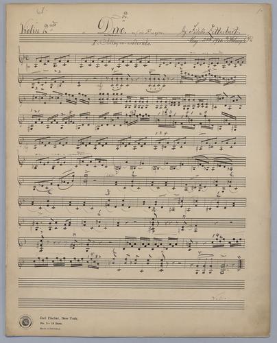 Duo : [no.] 2 - Parts: Violin 2,
