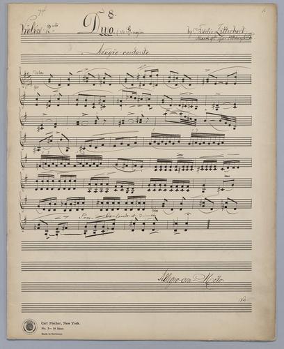 Duo : [no.] 8 - Parts: Violin 2,