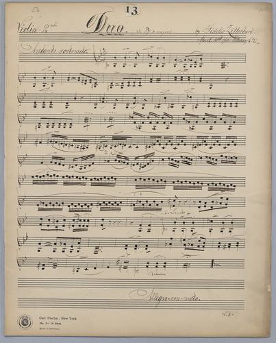 Duo No. 13 - Parts: Violin 2,