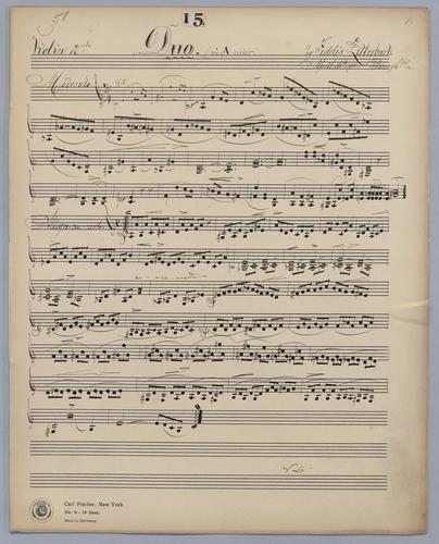 Duo No. 15 - Parts: Violin 2,