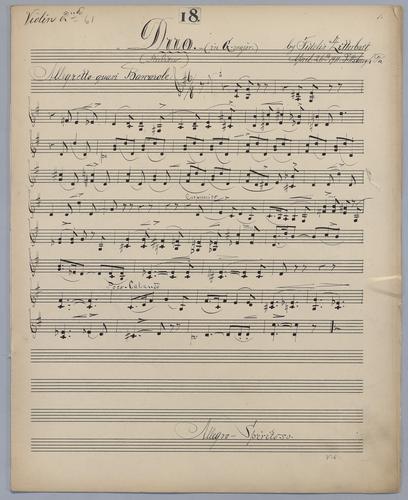 Duo No. 18 - Parts: Violin 2,