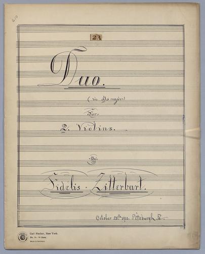 Duo No. 23 - Parts: Violin 1,