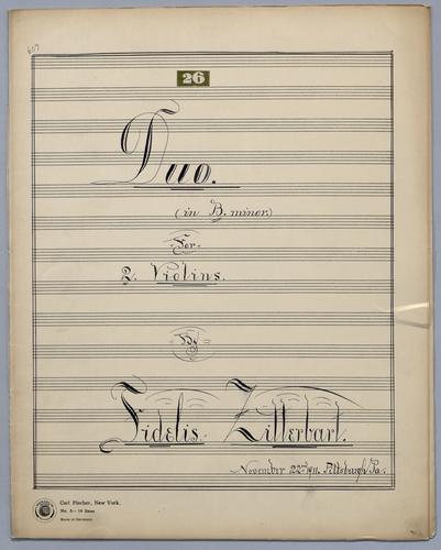 Duo No. 26 - Parts: Violin 1,