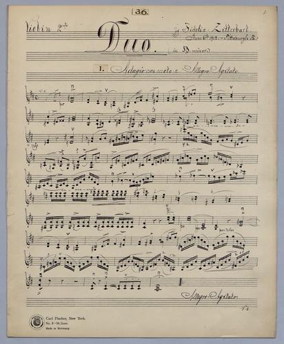 Duo No. 36 - Parts: Violin 2,