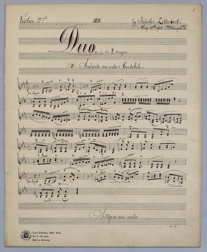 Duo No. 33 - Parts: Violin 2,