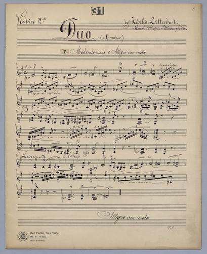 Duo No. 31 - Parts: Violin 2,